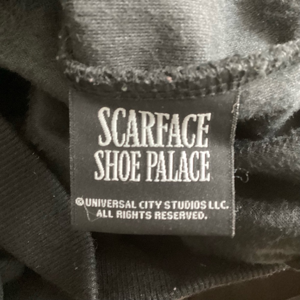 Scarface Jacket Velour Track Suit Black M - Picture 6 of 9